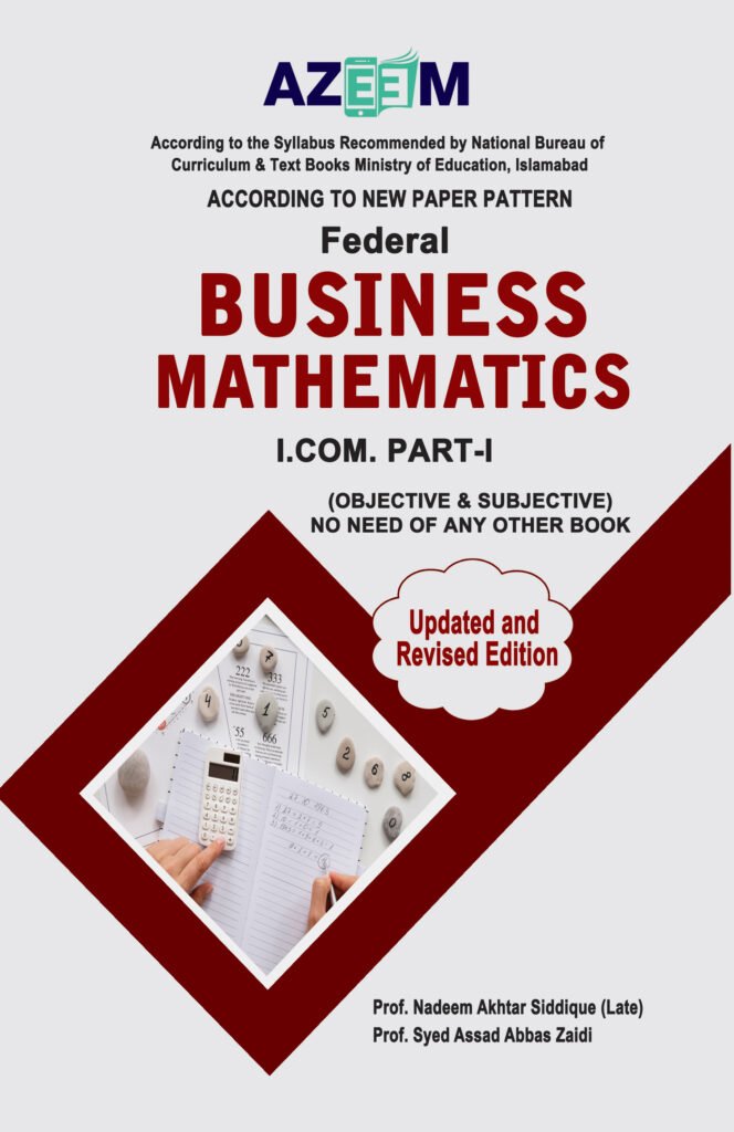 Business Mathematics ICom Part 1 federal board